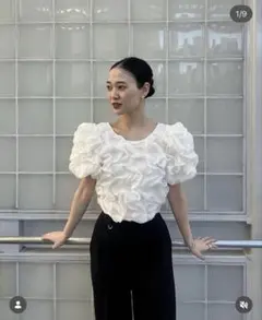 clane クラネ　W FACE CLOUD PUFF SLEEVE TOPSのサムネイル