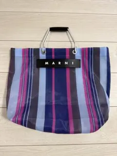 MARNI ストライプ トートバッグ