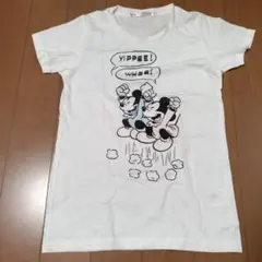ミッキー プリント Tシャツ Sサイズ　UNIQLO　ディズニー
