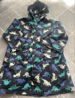 レインコート キッズ 雨具 110 マザウェイズ　恐竜柄　男の子