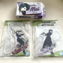 呪術廻戦　禪院真希　禪院真依　アクリルスタンド　ラバーキーホルダー