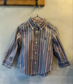 Ralph Lauren ストライプ長袖シャツ 3T