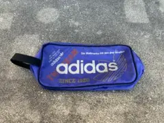 adidas 紫色 シューズケース　ボーチ　当時もの～