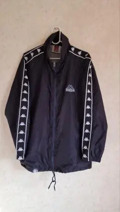 【希少/90s】Kappa カッパ ナイロンジャケット 袖ロゴ 背面ビッグロゴ