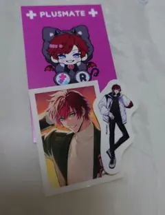 PLUSMATE プラスメイト リアルガチャ ステッカーボイスカード 宇多河律玖
