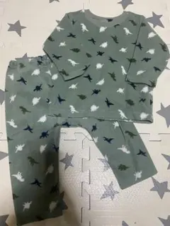 恐竜柄 フリースパジャマ 90cm