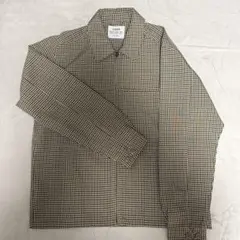 【春服】coen チェック柄 ジップアップジャケット