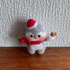 ペンギン 編み物 ハンドメイド チャーム キーホルダー ストラップ あみぐるみ