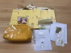 【新品未開封】d'Alba ダルバ ポーチ キーホルダー　サンプル 紙袋 セット