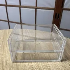 【無印良品】 重なるアクリルケース2段引き出し