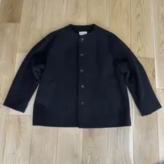 Vent d’ouest par Le Minorウールパイルノーカラーコート