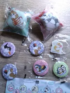 モフサンド　くら寿司　クッションチャーム　　缶バッジ