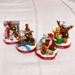 ディズニー コカコーラ 2004 クリスマスオーナメント 4個セット