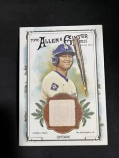大谷翔平　2025 Topps Allen&Ginter レリックカード
