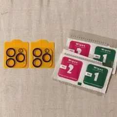 iPhone15Pro / 15ProMax カメラレンズ ガラスフィルム 2枚