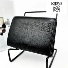 LOEWE ロエベ　トライフォールドアナグラム Wホック三つ折り財布