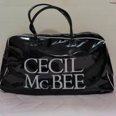 CECIL McBEE エナメル ボストンバッグ