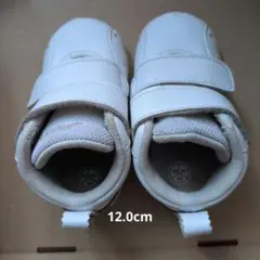 ASICSシューズ 12.0cm ホワイト/ゴールド