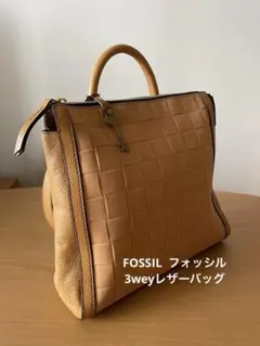 FOSSIL フォッシル　3wayレザーバック