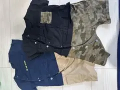 GU ロンパース・カバーオール 80cm 2枚セット
