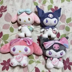 マイメロディ&クロミぬいぐるみ4体セット