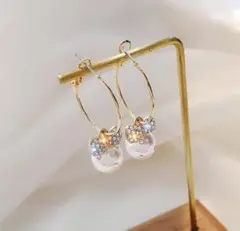♥️新商品♥️おしゃれ　海外　レディース ピアス　プレゼント　ゴールド　上品