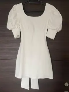 Melt the Lady バックリボン ミニワンピース ホワイト系　Fサイズのサムネイル