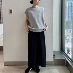 未使用☆UNITED ARROWS COMFY ラメ ニットベスト