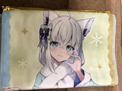 ホロライブ　マフラータオル　庭の湯白上フブキ
