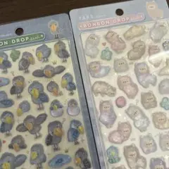 BONBON DROP シール　アルパカ　ハシビロコウ