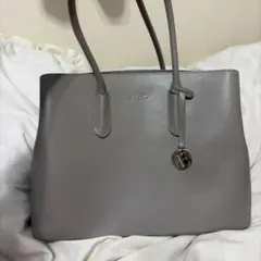 LONGCHAMP トートバッグ グレー スターチャーム付 - メルカリ
