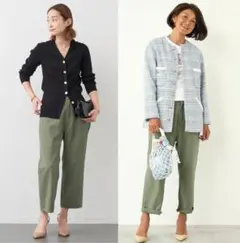 極美品 24SS 55,000円 マディソンブルー デニムサルエルパンツ 01
