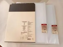(7319)無印良品 クリアホルダーA4 20ポケット インデックスセットのサムネイル