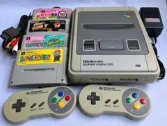 スーパーファミコン 本体セット ソフト4本 マリオ スト2 動作確認済