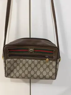 GUCCI オールドグッチ GG柄 シェリーライン ショルダーバッグ