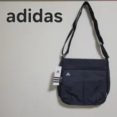 【タグ付き未使用】adidas アディダス ナイロン ショルダーバッグ ブラック