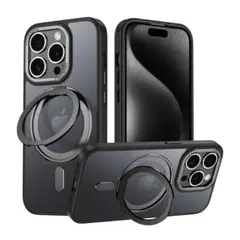 iPhone13 ProMax ケース カバー 360°回転スタンド Uovon