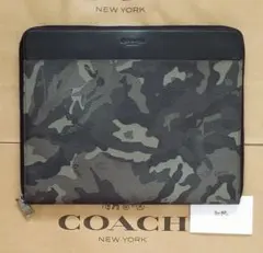 COACH カモフラージュ 迷彩  クラッチバッグ タブレット
