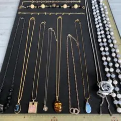 まとめ売りアクセサリーO85☆ネックレスなど13点オークション
