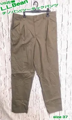 US古着 チノパン L.L.Bean チノパン エルエルビーン チノパン W37のサムネイル