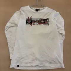 KARL KANI ホワイト 長袖Tシャツ ロゴ入り