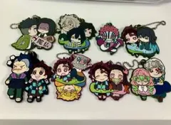 鬼滅の刃　ばんちょうこう ラバーストラップ8点セット 義勇　実弥　小芭内他