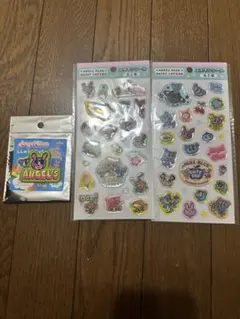 エンジェルブルー　デイジーラバーズ　エポキシシール２枚セット ししゅうステッカー