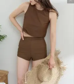 新品タグ付【CIAOPANIC TYPY】配色アメスリ水着2点SET