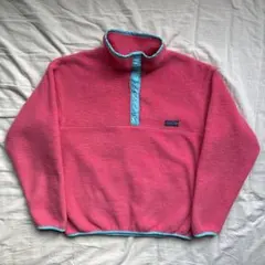 【80s】Patagonia シンチラ スナップT サーモンピンク ターコイズ