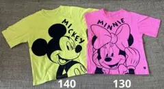 ミッキー＆ミニー Tシャツ 2枚セット