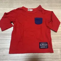 ホットビスケッツ　赤 Tシャツ 70サイズ