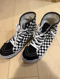 VANS ハイカット スニーカー チェッカーフラッグ