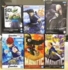 人気アニメフィギュア6種6体セット】まとめ売りG__k/ - メルカリ