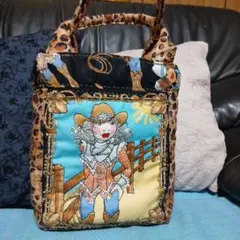 #手縫いミニトート #ロラライハリス